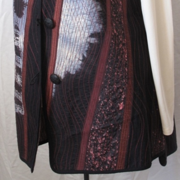 UNIQUE, REVERSIBLE HAND MADE, HAND DYED VEST - Picture 8 of 8